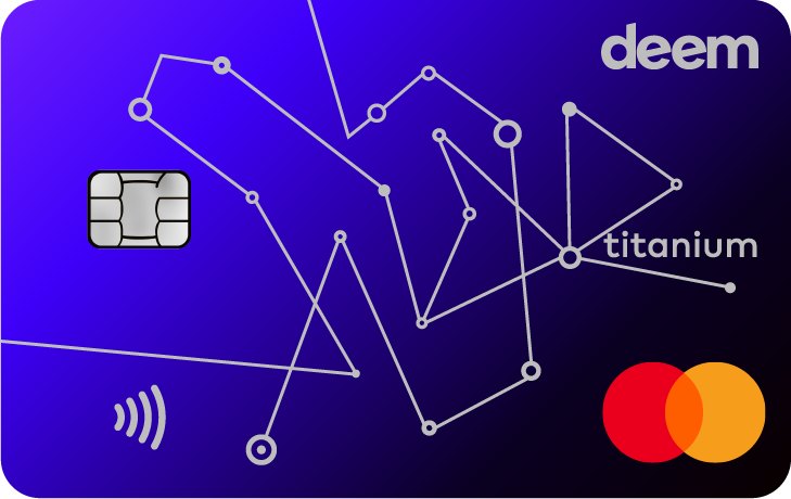 Deem Mastercard Titanium Miles Up Credit Card